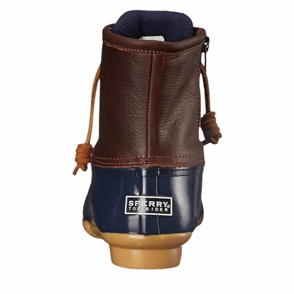 NEW Sperry Saltwater Waterproof Navy Duck Boot - Picture 7 of 16